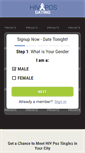 Mobile Screenshot of hivposdating.com